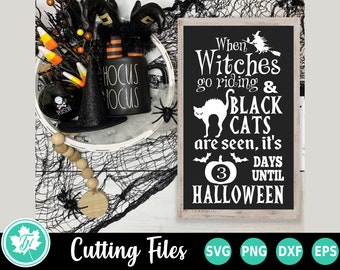 Download Visual Arts Halloween Svg Round Halloween Svg When Witches Go Riding Svg Fall Svg Svg Svg Files For Cricut Svg Designs Halloween Countdown Svg Calligraphy