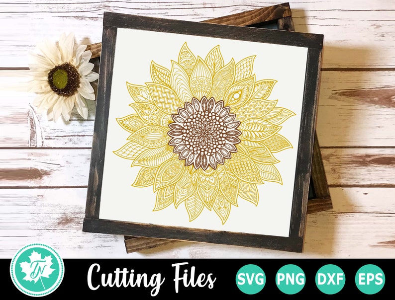 Free Free Sunflower Zentangle Svg 53 SVG PNG EPS DXF File