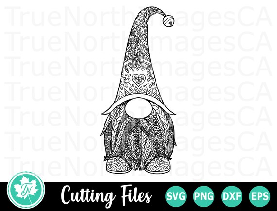 Download Gnome SVG / Zentangle SVG / Mandala Svg / Svg Files for ...