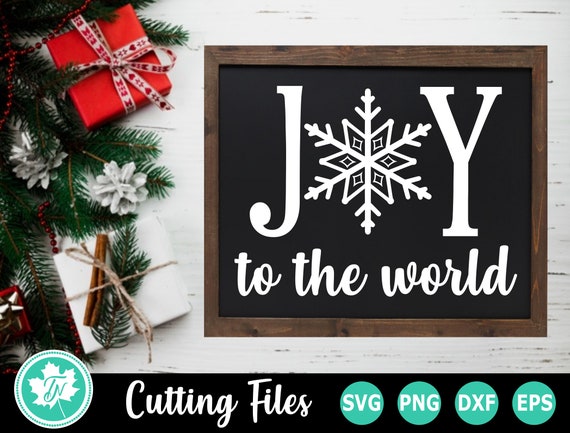 Download Free Christmas Svg Joy To The World Svg Christmas Sign Svg Etsy SVG DXF Cut File