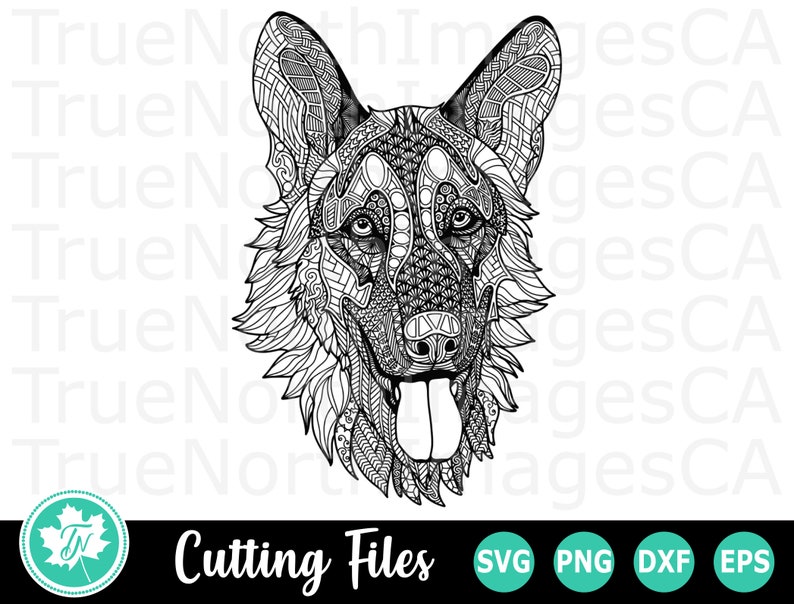 Download Zentangle Svg Mandala Svg Dog Svg Zentangle Dog Svg Etsy PSD Mockup Templates