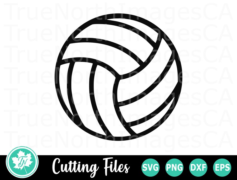 Volleyball Svg Volleyball Vector Volleyball Clipart Etsy