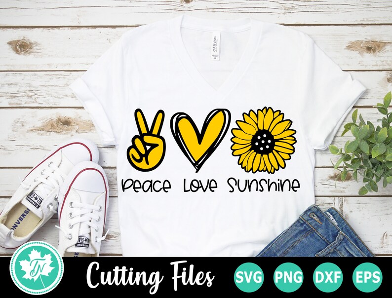 Free Free 284 Peace Love Sunflower Svg Free SVG PNG EPS DXF File