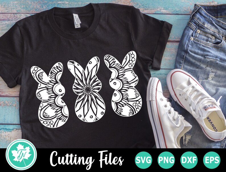 Download Easter SVG / Mandala SVG / Bunny SVG / Zentangle Svg ...