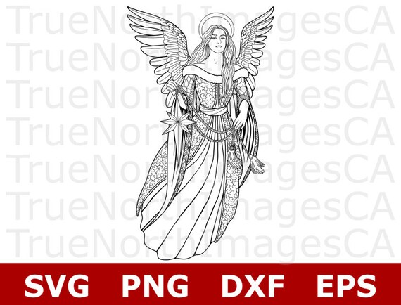 Download Christmas Angel SVG / Christmas SVG / Angel Clipart / Angel | Etsy