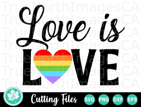 LGBT SVG / Pride Svg / Gay Pride Svg / Rainbow Heart Svg / | Etsy