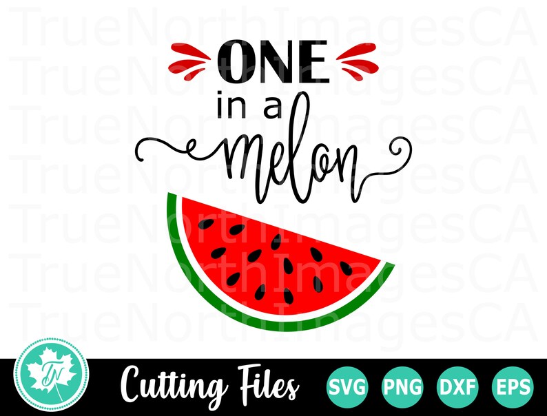Download One In A Melon SVG / Watermelon SVG / Watermelon Clipart / SVG | Etsy