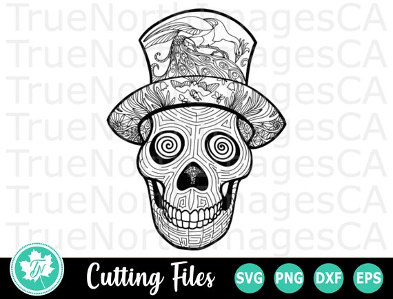 Skull Svg Sugar Skull Svg Mandala Skull Svg Halloween Etsy