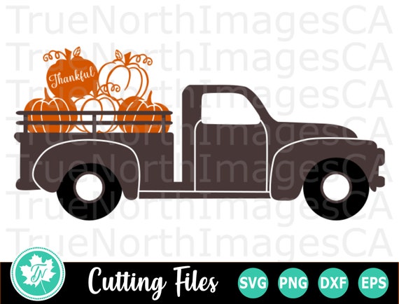 Download Free Pumpkin Truck Svg Fall Truck Svg Pumpkins Svg Vintage Etsy SVG Cut Files