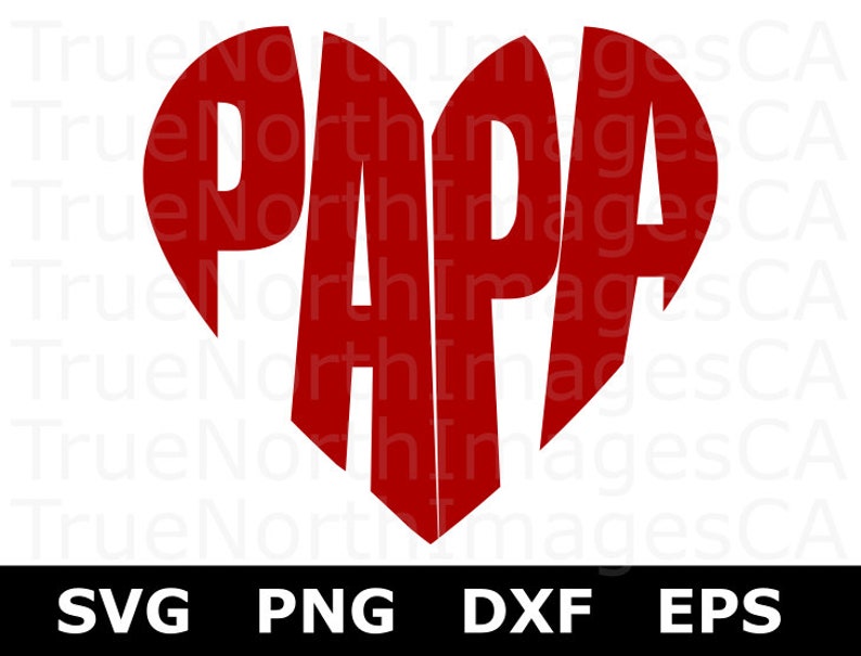 Download Papa SVG / Fathers Day SVG / Heart SVG / Heart Svg Design ...