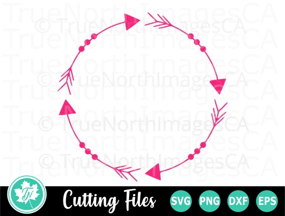Download Free Circle Arrow Svg Arrow Svg Tribal Arrow Svg Arrow Frame Etsy SVG Cut Files