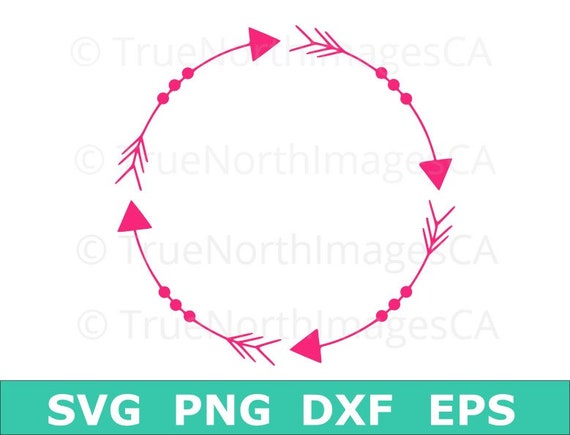Download Circle Arrow SVG / SVG Circle Frame / Arrow SVG / Tribal ...