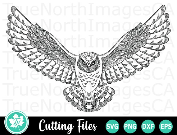 Download Free Mandala Svg Zentangle Svg Owl Svg Snowy Owl Svg Owl Etsy SVG DXF Cut File