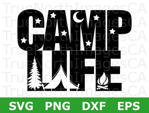 Download Camper SVG / Happy Camper SVG / Camping SVG / Camping Vector