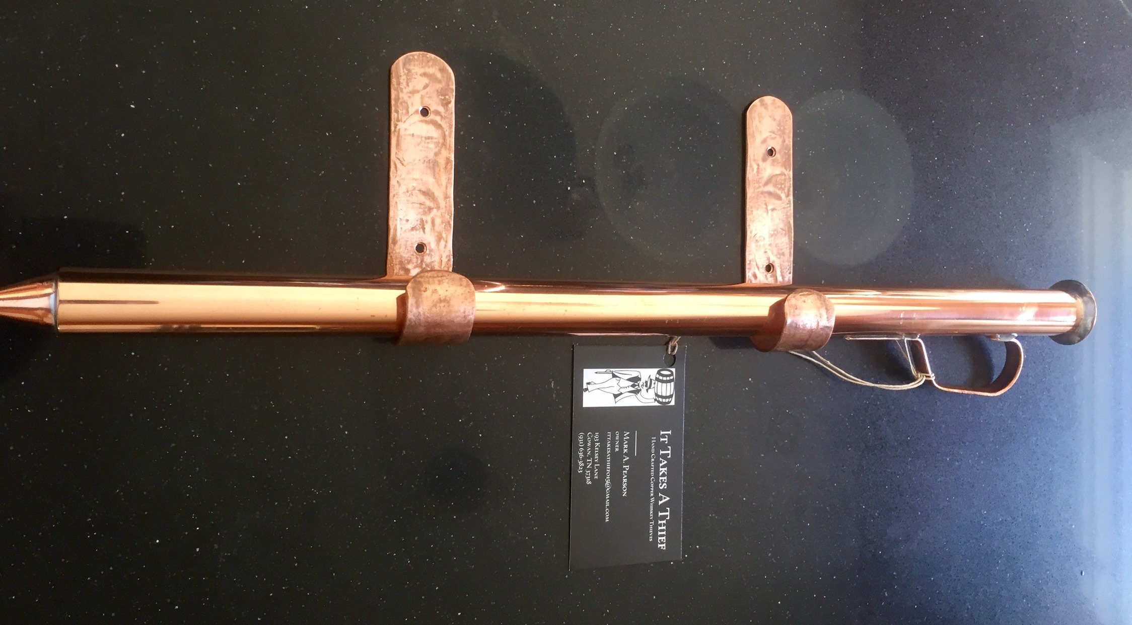 Tireuse à Whisky En Cuivre 63cm – Valinch Traditionnelle Pour Fût – Idéal Pour Dégustation
