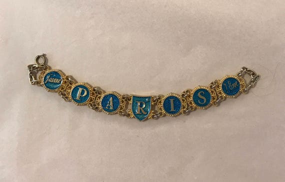 Vintage Paris souvenir bracelet