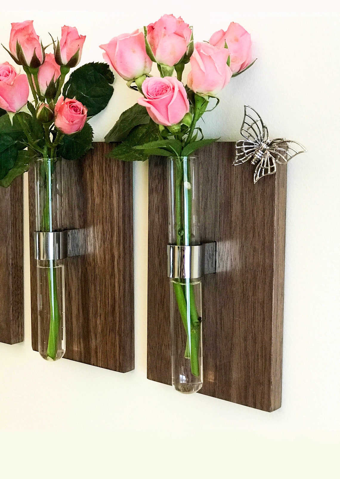 Wall Vase Glass Vase Bud Vase Etsy