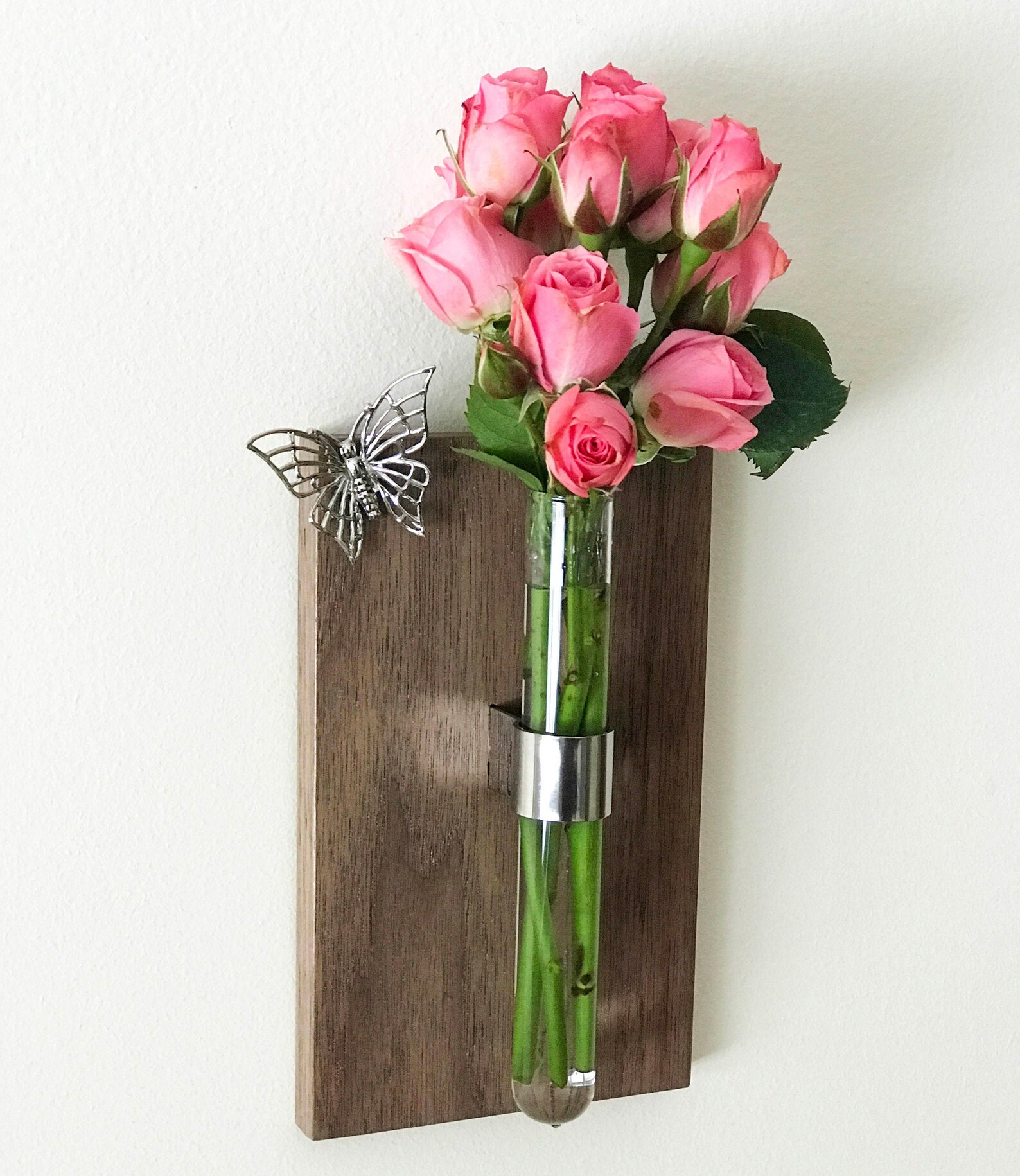 Wall Vase Glass Vase Bud Vase Etsy UK