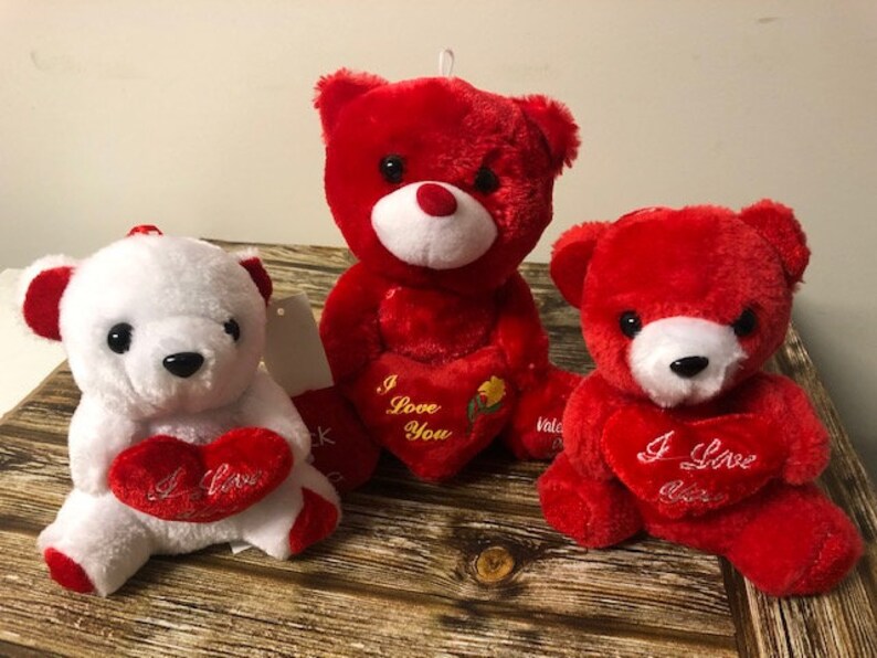 personalised valentines teddy bear