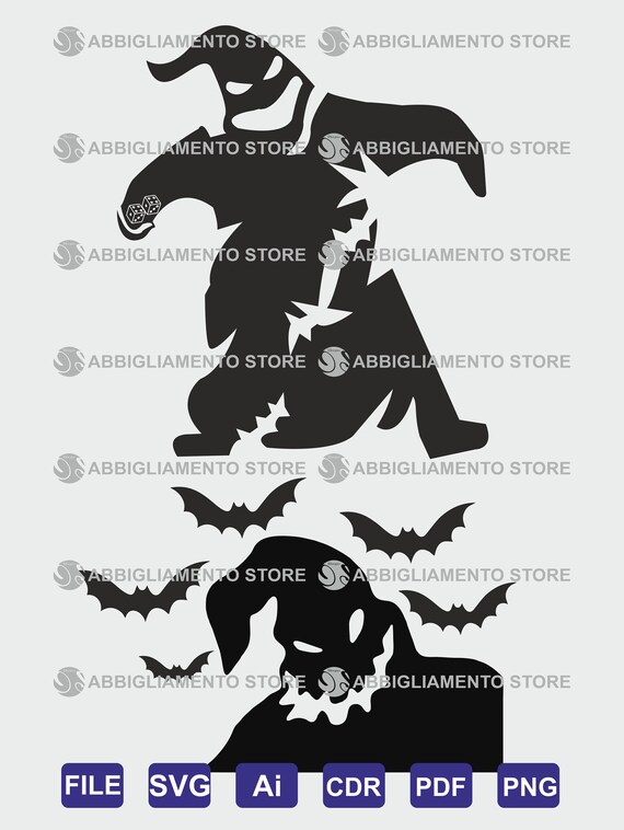 Oogie Boogie Silhouette SVG