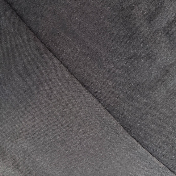 Black Lightweight Cotton Jersey Fabric – 76" Width – Sold by Yard