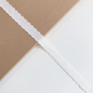OFF White Cotton Eyelet Lace Trim 1&quot; Width (LT2) - Selling Per Yard