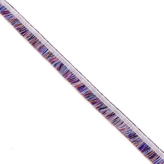 5/8" Multi color fringe edge trim (FT7-1)