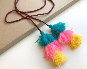 Multiple colors and layers TASSEL CORD STRING(FT6)