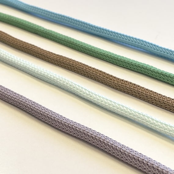 Square shaped Draw Cord Strap - 3/8"(Selling per yard) (TRIM BASIC 7)