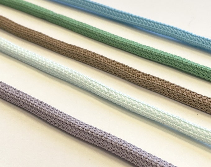 Square shaped Draw Cord Strap - 3/8"(Selling per yard) (TRIM BASIC 7)