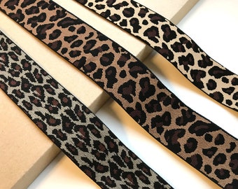 Leopard animal elastic band 3 type of trim (FT7-2)