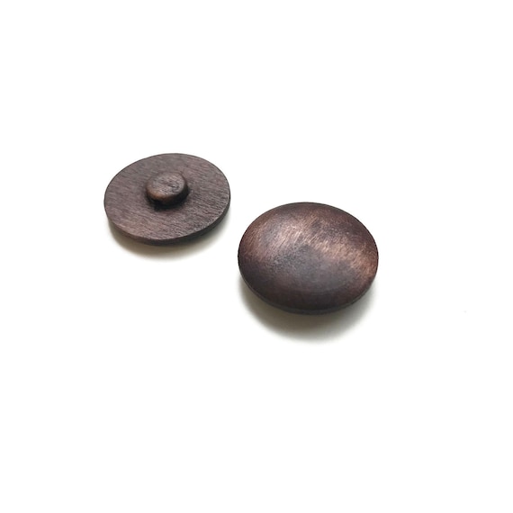 6PCS/PACK Wood buttons Mushroom shape