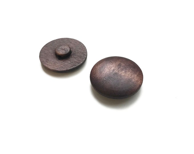 6PCS/PACK Wood buttons Mushroom shape