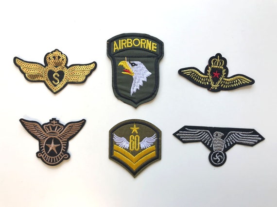 Various Military Applique, Iron on Patch, Sew on Patch (PAT 1)