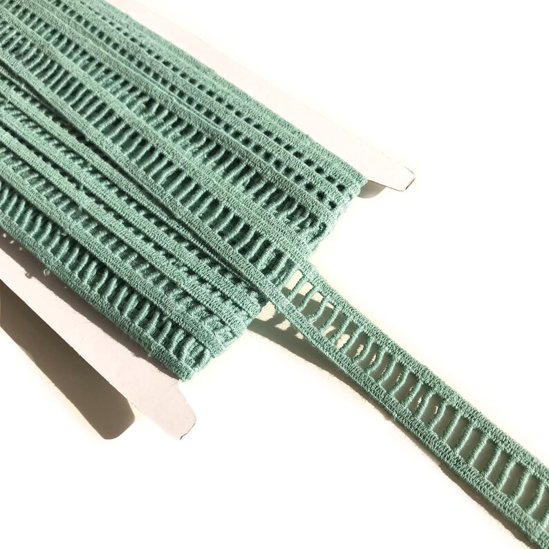 Selling per Yard 6 Colorways Cotton Lace Ladder Shape Trim Etsy