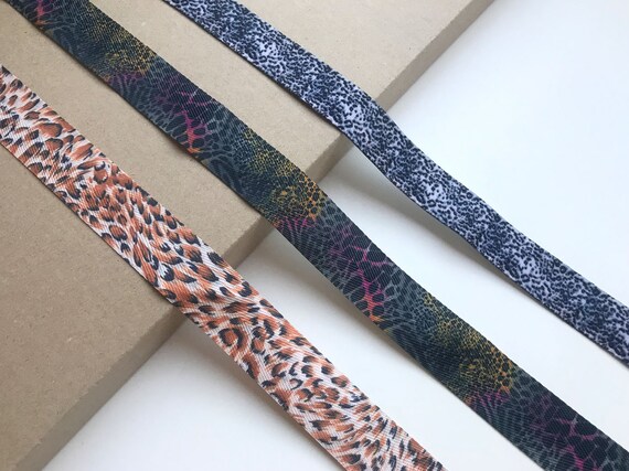 Leopard, Jaguar Animal Ribbon tape trim 1 "(FT6)
