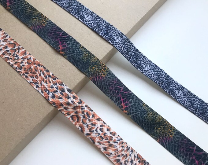 Leopard, Jaguar Animal Ribbon tape trim 1 "(FT6)