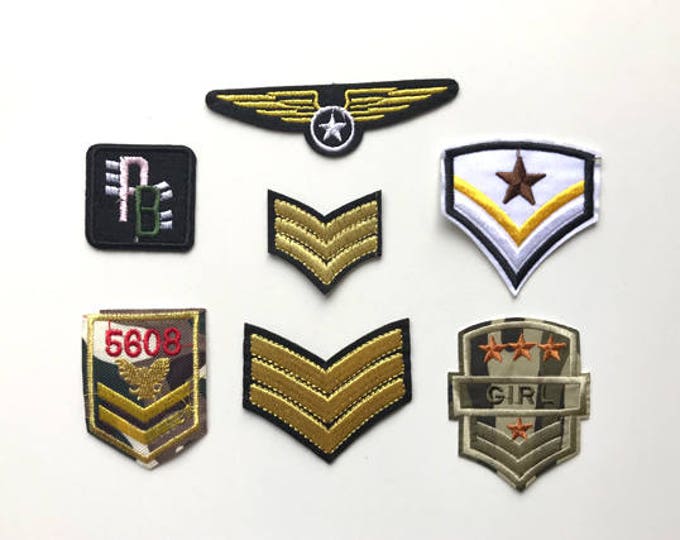 Fashion Military Applique, Iron on Patch, Sew on Patch