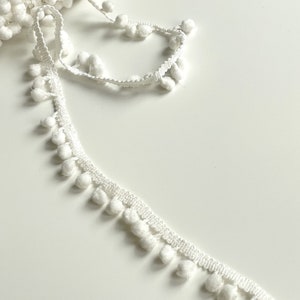 OFF White POM POM trim 3/4 inch width (FT2)