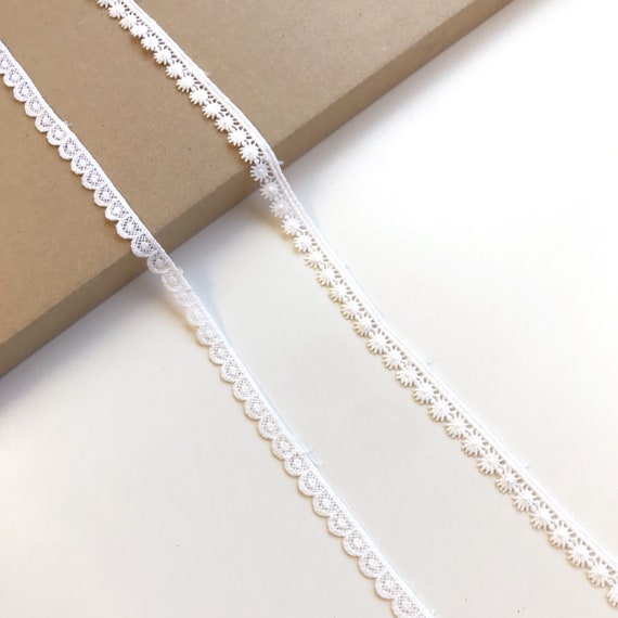 Off White 2 types of edge Cotton Lace Trim(LT13)