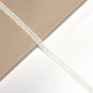 Natural 5/8&quot; Width Cotton edge lace Trim (LT45)