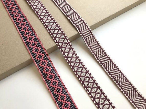 Jacquard trim tape(Soft touch; tribal) (FT1)