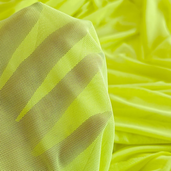 4-Way Stretch Mesh Fabrics (Black, White, Neon Yellow, Neon Pink, Burgundy, Light Purple) – 72" Width – Sold by Yard