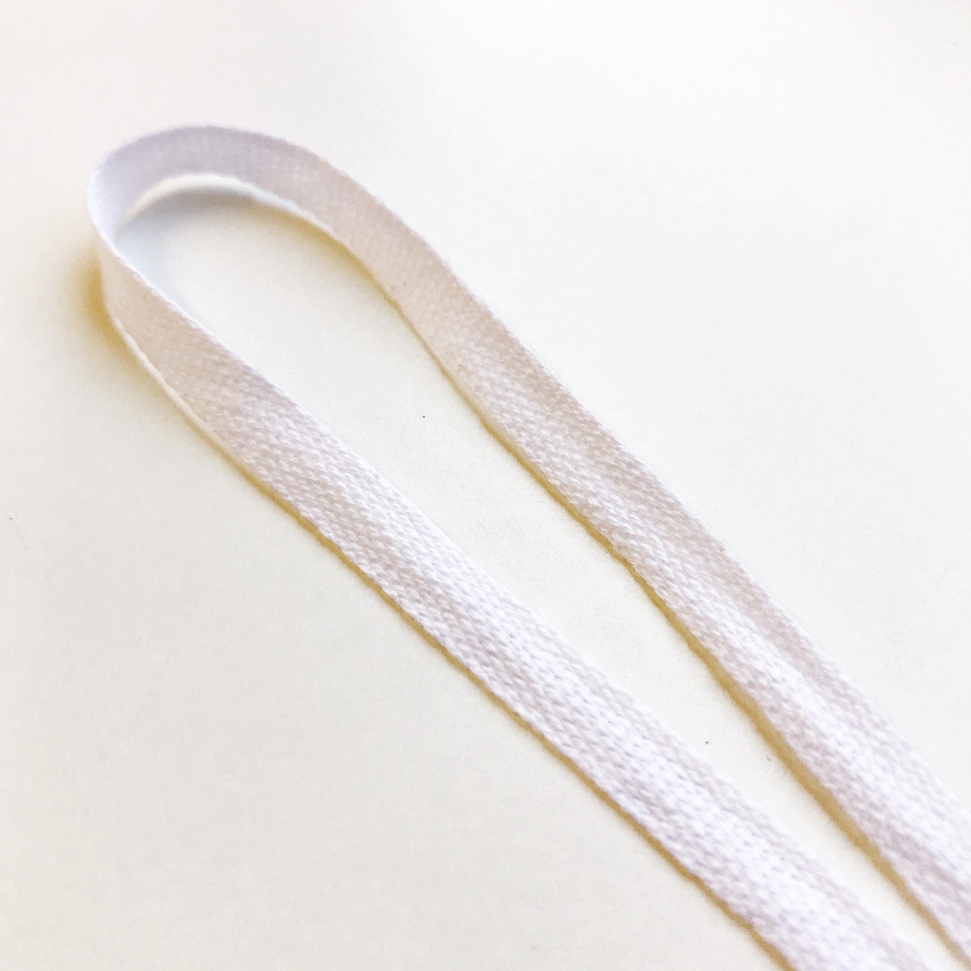 Off White Cotton twill hanger loop tape( 1/4) (Trim Basic 3)