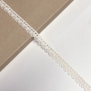 Natural 5/8&quot; Width Cotton edge lace Trim (LT27)