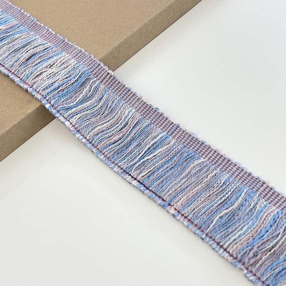 Multicolor Tassel Fringe Edge Trim, 2 1/4" Width - Selling per Yard (FT17)