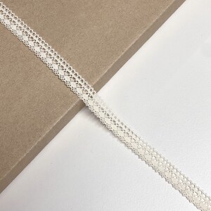 Natural 5/8&quot; Width Cotton edge lace Trim (LT45)