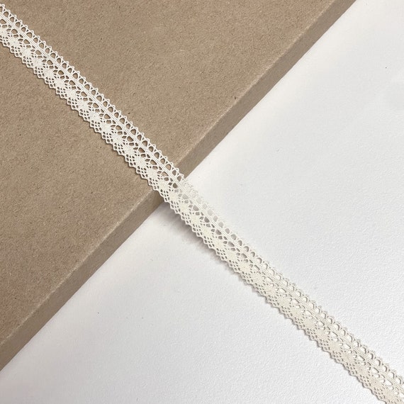 Natural 5/8" Width Cotton edge lace Trim (LT45)