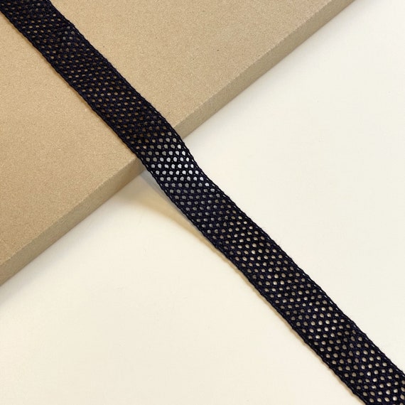 Dark Navy Cotton Lace Trim 1" Width (LT17)