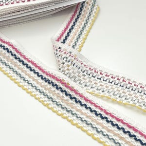 Bunter Spitzenband - 5 cm Breite (LT1)